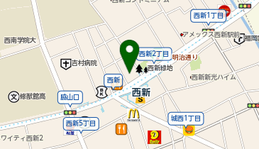 早良警察署西新交番の地図画像