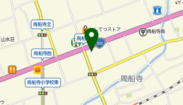 西警察署周船寺交番の地図画像