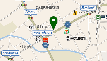 粕屋警察署宇美交番の地図画像