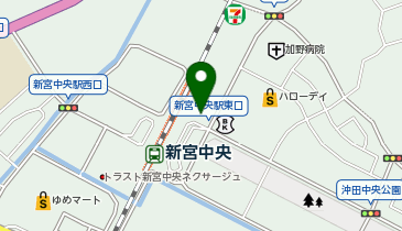 粕屋警察署新宮交番の地図画像