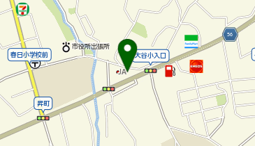 春日警察署下白水交番の地図画像