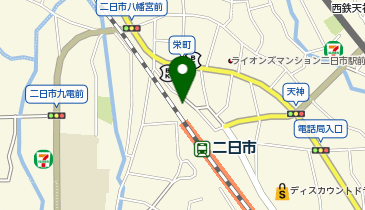 筑紫野警察署二日市駅前交番の地図画像