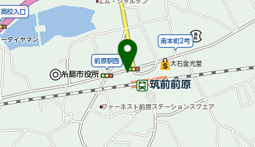 糸島警察署駅前交番の地図画像