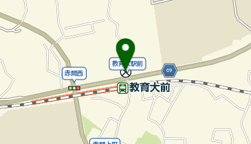 宗像警察署教育大前交番の地図画像