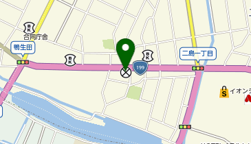 若松警察署二島交番の地図画像