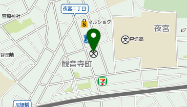 戸畑警察署天籟寺交番の地図画像