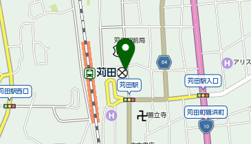 行橋警察署苅田交番の地図画像