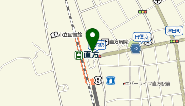 直方警察署駅前交番の地図画像