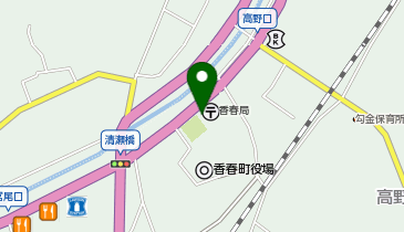 田川警察署香春交番の地図画像