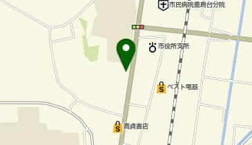 古川警察署鹿島台交番の地図画像