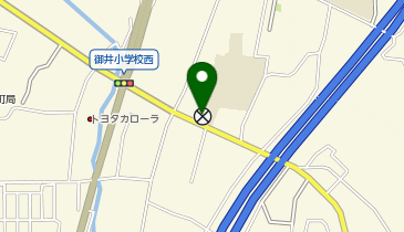 久留米警察署御井町交番の地図画像