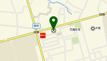 久留米警察署西町交番の地図画像