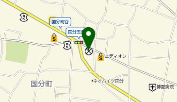 久留米警察署国分交番の地図画像