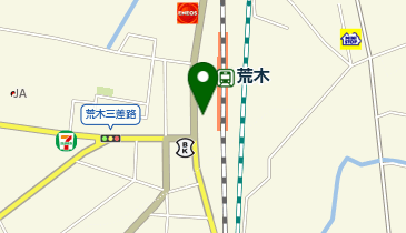 久留米警察署荒木駅前交番の地図画像