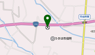 うきは警察署吉井交番の地図画像