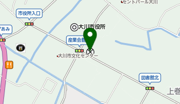 筑後警察署大川交番の地図画像