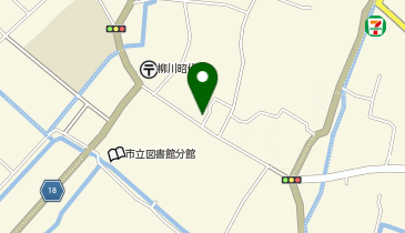 柳川警察署昭代交番の地図画像