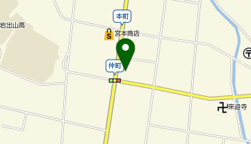 鳴子警察署岩出山交番の地図画像