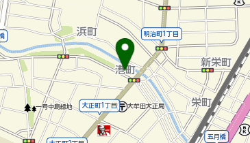 大牟田警察署大正町交番の地図画像