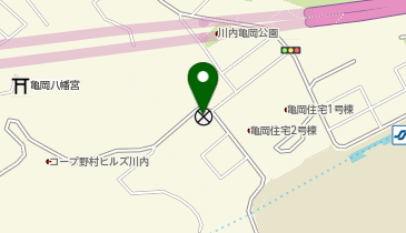 仙台中央警察署亀岡駐在所の地図画像