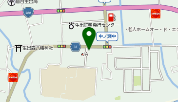 仙台南警察署生出駐在所の地図画像