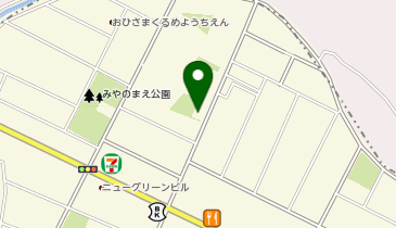 久留米警察署長門石駐在所の地図画像