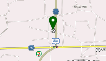 うきは警察署大石駐在所の地図画像