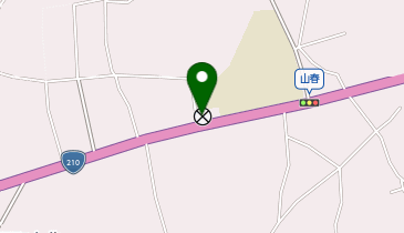 うきは警察署山春駐在所の地図画像