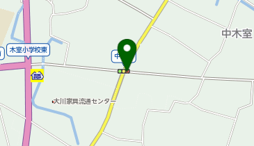 筑後警察署木室駐在所の地図画像