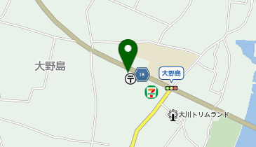 筑後警察署大野島駐在所の地図画像
