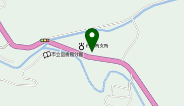 八女警察署矢部駐在所の地図画像