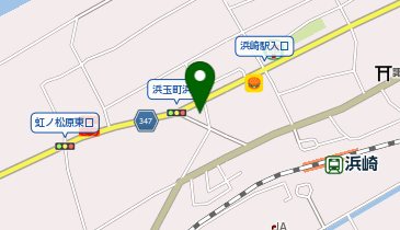 唐津警察署浜崎交番の地図画像