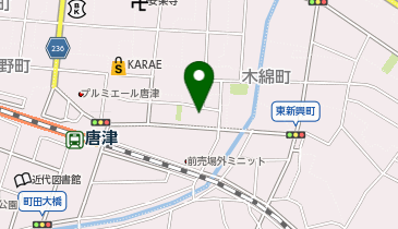 唐津警察署中央交番の地図画像