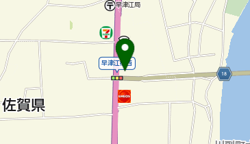 佐賀南警察署早津江警察官駐在所の地図画像