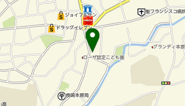 浦上警察署本原交番の地図画像