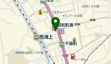 浦上警察署若葉交番の地図画像