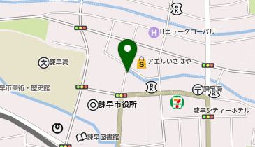 諫早警察署諫早中央交番の地図画像