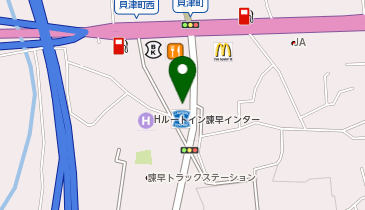 諫早警察署真津山交番の地図画像