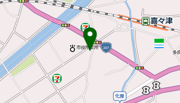 諫早警察署喜々津交番の地図画像