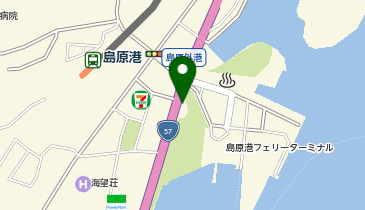 島原警察署外港交番の地図画像