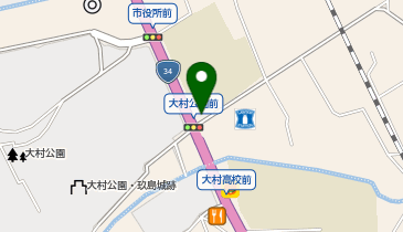 大村警察署玖島交番の地図画像