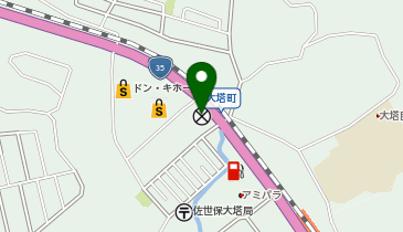 早岐警察署大塔交番の地図画像