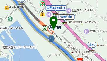 佐世保警察署佐世保駅前交番の地図画像