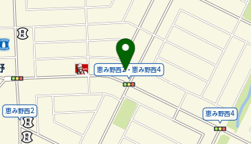 千歳警察署恵み野交番の地図画像