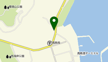 大浦警察署高島駐在所の地図画像