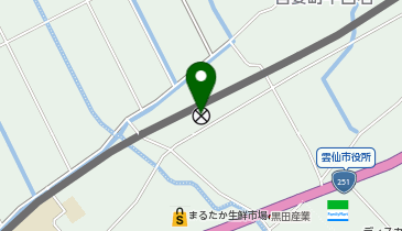 雲仙警察署吾妻駐在所の地図画像