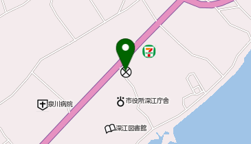 南島原警察署深江駐在所の地図画像