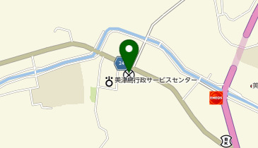 対馬南警察署美津島駐在所の地図画像