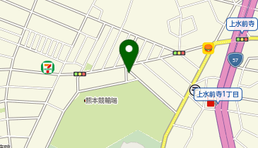 熊本東警察署東水前寺交番の地図画像