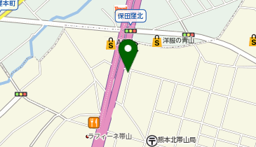 熊本東警察署保田窪交番の地図画像